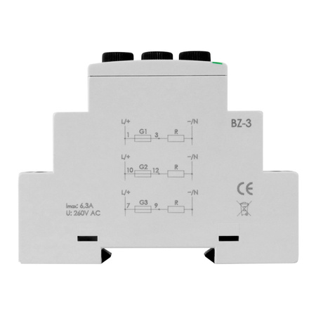 Sicherungsmodul 3-phasige Sicherungsautomaten Sicherungsschutz F&F BZ-3