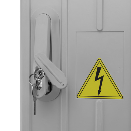 Stromverteiler auf Fundament BV-SFI 16-32A 2x230V Baustromverteiler Verteilersäule IP44 Doktorvolt DV-5039-F