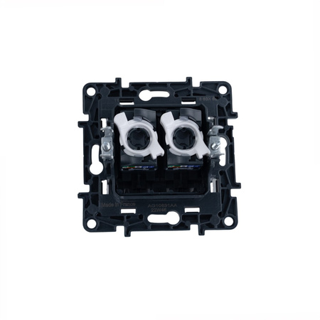 Doppelte Netzwerksteckdose 2xRJ45 863160