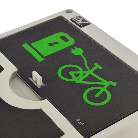 Fahrradladestation für E-bikes 12 Module 4x230V 4xRCBO Stromverteiler Doktorvolt DV-2137