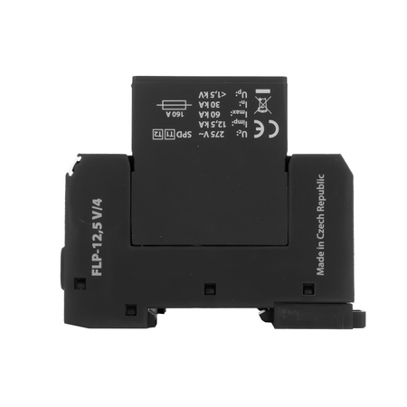 Überspannungsableiter t1+t2 12,5kA FLP-12,5 V/4 bis 350V DC für Hutschiene Überspannungsschutz Blitzschutz für Niederspannung A03429
