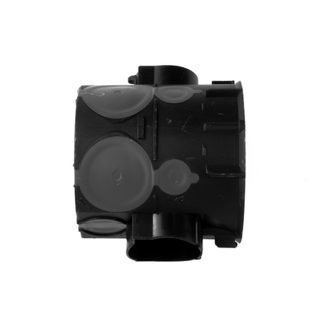 F-tronic Unterputzdose Hohlwanddose 25 Stück 2xM20 2xM25 Gerätedose winddicht Elektronikdose schwarz VDE 732 E1072K