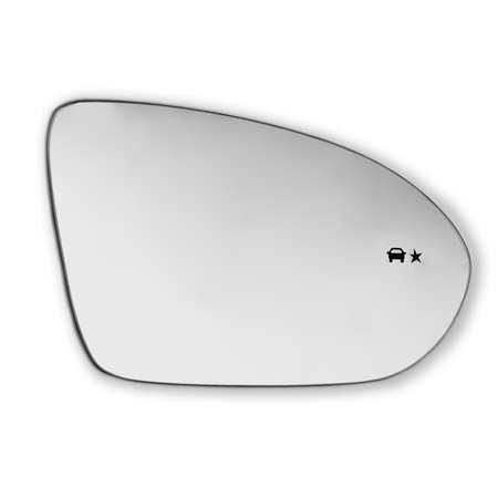 Außenspiegel Spiegelglas Rechts für OPEL INSIGNIA B 2017-2024 Beifahrerseite mit Totwinkelassistent 315788126040