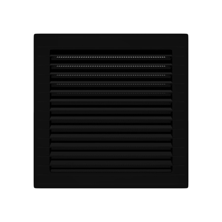 Lüftungsgitter Insektenschutz 14x14 schwarz/graphit AirRoxy 02-339