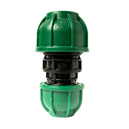 Bradas Kupplung Reduzierstück für PE-Rohr 25/20mm Verschraubung DSRAIQ2520