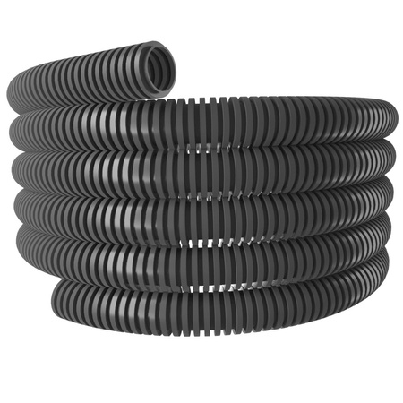 Wellrohr mit Zugdraht halogenfrei Isolierrohr 750N 25m Ø32mm Ø40mm FEPCTHF32