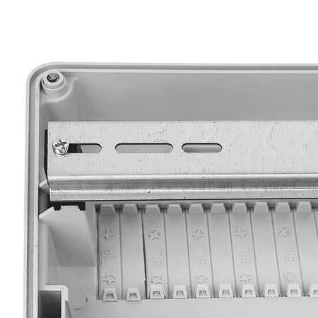 Stromverteiler leeres Gehäuse 1x14 Module mit Handgriff IP44 300x340mm TP Electric 3710-000-0000