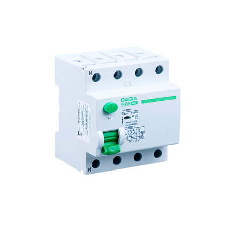 FI-Schutzschalter 4P 63A 30mA Fehlerstromschutzschalter Typ AC RCD PR8NM für DIN-Schiene 400V PR8NM 4P 63A 30MA