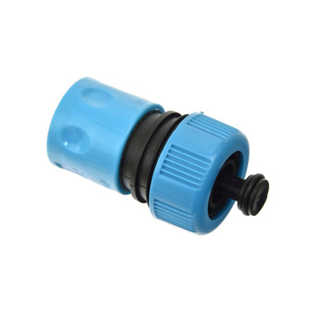 Schlauchkupplung Schnellkupplung 3/4" mit Wasserstopp Blister BLUE LINE 8173