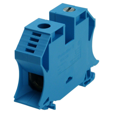 WDU 35N BL Durchgangs-Reihenklemme Schraubanschluss 35mm2 500V 125A blau Weidmüller 1040480000
