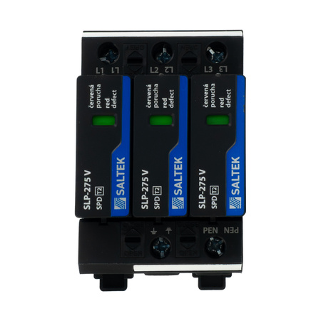 Überspannungsableiter Typ 2 40kA SLP-275 V/3 bis 350V DC für Hutschiene Überspannungsschutz Blitzschutz für Niederspannung VDE A01760