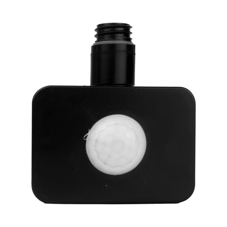 LED Außenstrahler mit Bewegungsmelder 10W GTV Flutlicht schwarz IP65 Außenwandstrahler 1000lm GT-GCR10W-64