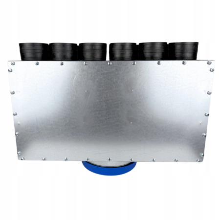 Lüftungsverteiler Verteilerkasten 12x75 Ø160 Wohnraumlüftung Luftverteiler E-KRT-12x75/160-OC