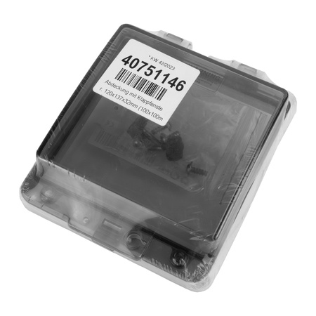 Revisionsfenster mit Klappe 120×137×32 mm Schutzabdeckung mit Klappe IP67 40751146