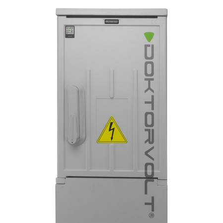 Stromverteiler auf Fundament BV-SFI 16-32A 2x230V Baustromverteiler Verteilersäule IP44 Doktorvolt DV-5039-F