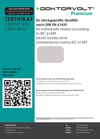 Baustromverteiler auf Ständer Siemens Schutzschalter pTD-S/FI SET tragbar mit Steckdosen 16A 32A CEE MENNEKES 4x230V Stromverteiler für Baustellen Stromkasten mit Schutz Doktorvolt DV-6160-D