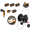 BLACK LINE Schlauchwagen 1/2" 20m mit Sprühset & Sprinkler BRADAS ECO-AG26020SET2