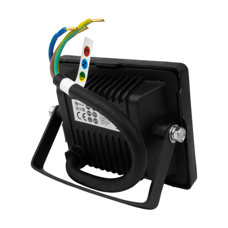 LED Außenstrahler 10W GTV Flutlicht schwarz IP65 Außenwandstrahler 800lm GT-GCX10W-40