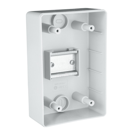 Verteilerkasten Feuchtraumverteiler Kleinverteiler IP65 2 Module Sicherungskasten Aufputz M-L 1x2 940.02