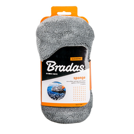 Bradas Autoschwamm Microfaser Schwamm mit Mesh für Autowäsche ES2472