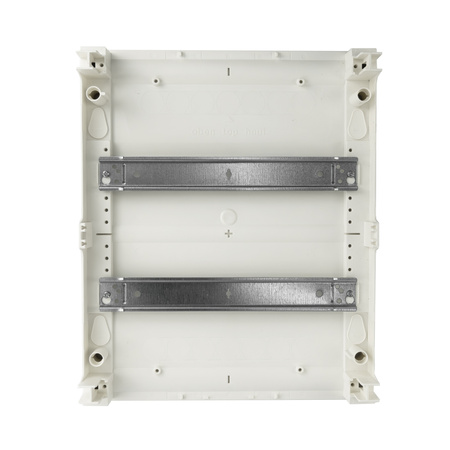 Verteilerschrank Aufputz Sicherunngskasten 2 Reihen 24 Module Verteilerkasten Kleinverteiler weiß Hager Volta 2x12 VA24BN