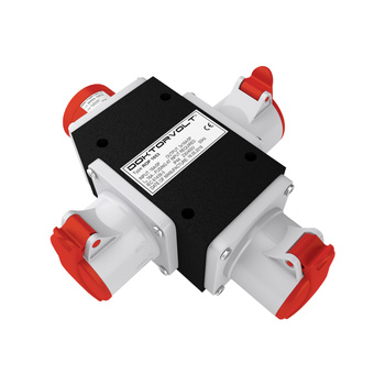 CEE Adapter 3x16A/400V Stromverteiler ROP 1653 DV