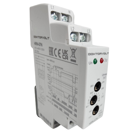 ELKO Relais für Spannungsüberwachung 3-Phasen Überwachungsrelais HRN-57N