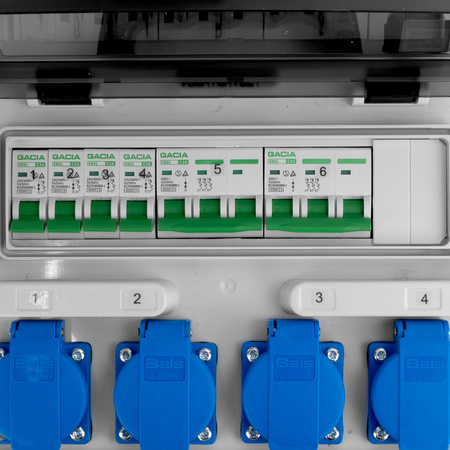 Stromverteiler Adapter Universell CEE Stromverteilung Industrie TR-S 4x230V 3x400V 1x32A/2x16A Doktorvolt DV-7273-D