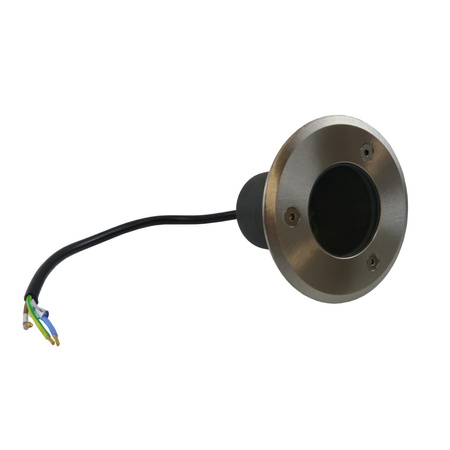 Bodeneinbaustrahler GU10 10W IP67 inox Bodenstrahler Bodeneinbauleuchte Gartenleuchte Ohne Birne GTV ON-ALFAOGU10-06-MINI