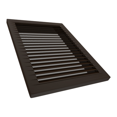 Lüftungsgitter Insektenschutz 21cm x 14cm braun AirRoxy 02-341