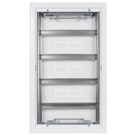 Doktorvolt Verteilerkasten Unterputz Sicherungskasten aus Metall 72 Module 4-reihig IP30 MP72/4/18