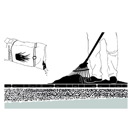 Rasenplatten 4cm Gehwegplatten Bradas KRHB40