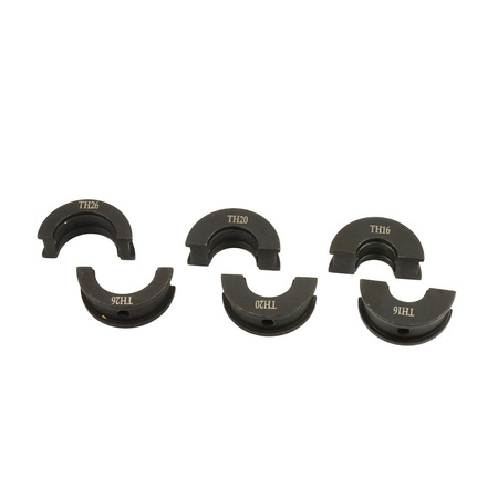 Presszange TH-Kontur Rohrpresszange mit Backeneinsätzen TH 16-20-26 für PEX-Verbundrohre G00903