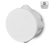 Abzweigdose Verteilerdose Klemmdose rund Aufputz IP44 ø80mm E-P 31.2