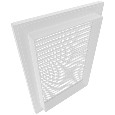 Lüftungsgitter Insektenschutz 21x14 weiß AirRoxy 02-340