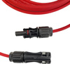 Solarkabel Verlängerungskabel 6mm² mit Solarsteckern rot/schwarz 1 - 50m