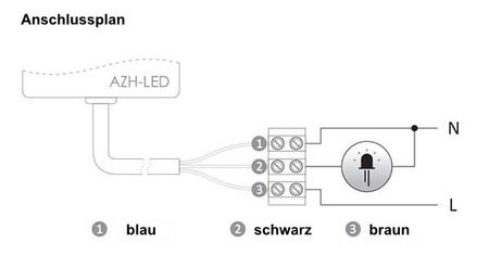 Dämmerungsschalter 10A 230V IP65 m.Internen Licht Sensor F&F AZH-LED