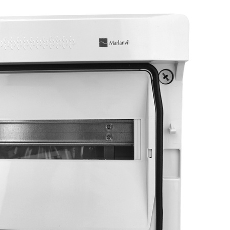 Aufputz Verteilerkasten HIGHT IP65 36 Module transparente Tür Marlanvil 2x18 940.36