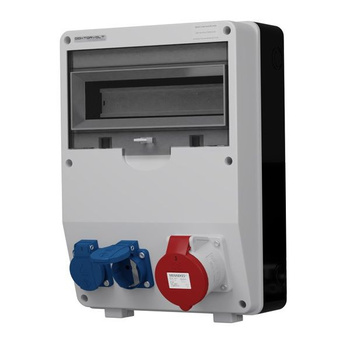 Baustromverteiler TD 1x32A 2x230V Mennekes Stromverteiler Doktorvolt DV-6770-D