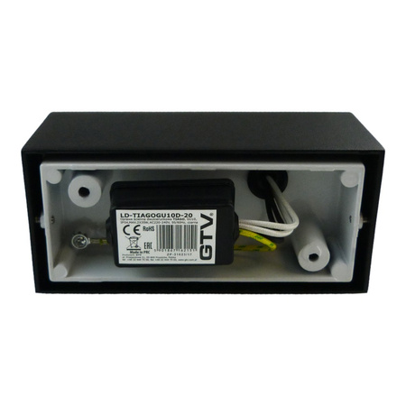 LED Fassadenlampe 2xGU10 IP54 Garten Wand up-down-Beleuchtung TIAGO GTV LD-TIAGOGU10D-20