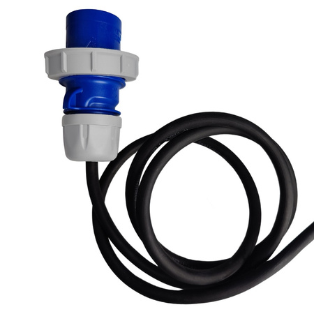 Marlanvil CEE Camping Adapterleitung Mehrfachsteckdose 3x 16A 3P 230V mit 1,5m Kabel IP67 6.80132.1