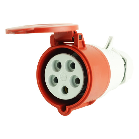 CEE Steckdose Kupplung 5P 32A IP44 400V 3107-304-1601