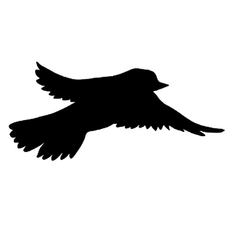 Vogelabwehr Bradas Vogelschutz Fensteraufkleber 9x10 Blätter 90 Stück CTRL-BR001