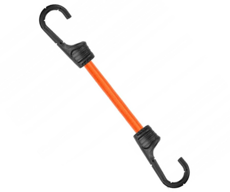 Set 2 x Spanngummi mit metall PVC Haken 0,8x60cm Bradas BCH2-08060OR-B