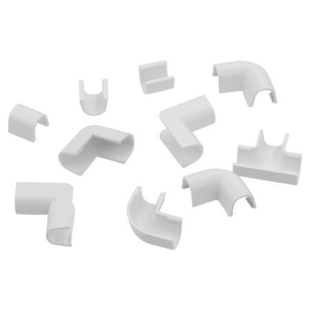 Cablefix Inofix Verbindungen Eck-und T-Stücke für 2200 Kanal 5,5x5 mm weiss 3200-2