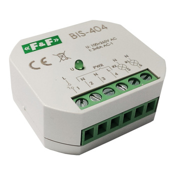 Bistabile Sequenzrelais Relais Stromstoßrelais f.Unterputzdosen F&F BIS-404