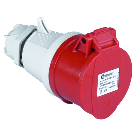 CEE Steckdose Kupplung 5P 32A IP44 400V 3107-304-1601