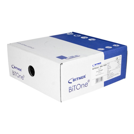 2,5mm2 Litze schwarz H07V-K BiTOne® 100m 450/750V P-31-200204-02