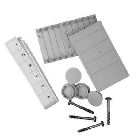 Verteilerkasten Feuchtraumverteiler HIGHT IP65 24 Module 1000V Sicherungskasten AP M-L 2x12 940.24.1