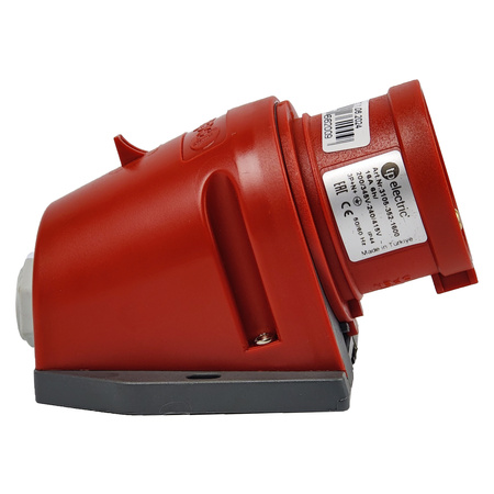 CEE Wandstecker mit Phasenwender Aufputz 5P 16A 400V IP44 3105-352-1600